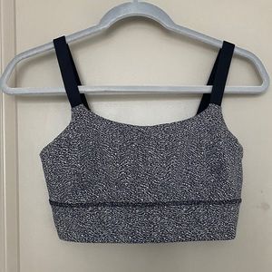 Lululemon Adjust Me Sports Bra Black and White